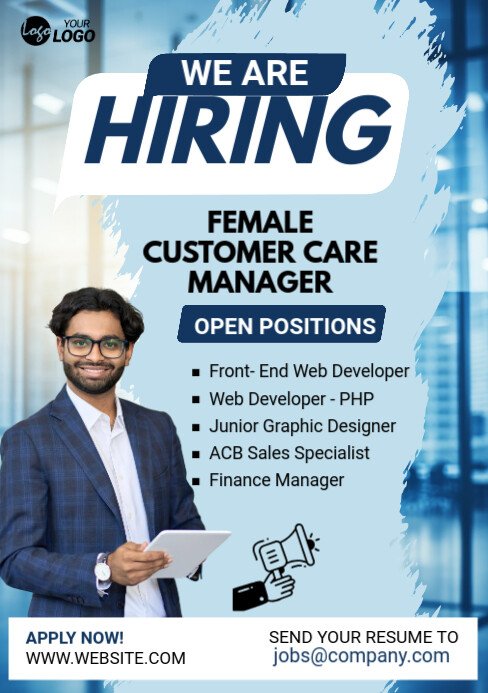 Customer Care Manager hiring photo